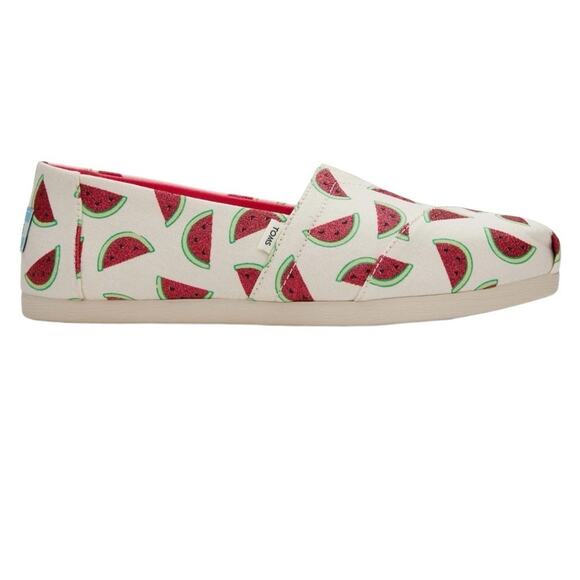 TOMS Sparkling Watermelon Slip On Alpargatas Size US 10 / Euro 42, Pre-owned - Picture 4 of 16
